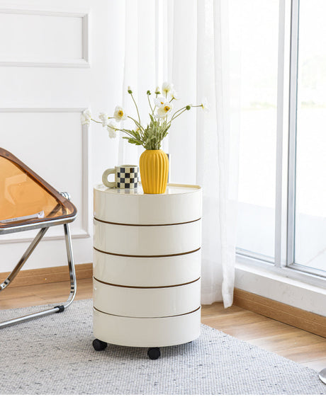 NIYE Santiago Elegant Space-Saving Rotating Storage Cabinet from NIYE