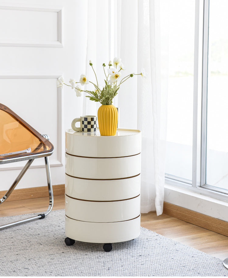 NIYE Santiago Elegant Space-Saving Rotating Storage Cabinet from NIYE