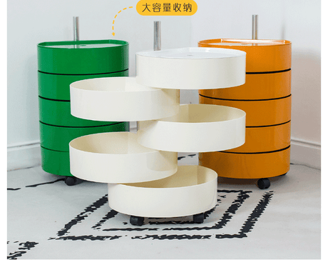 NIYE Santiago Elegant Space-Saving Rotating Storage Cabinet from NIYE