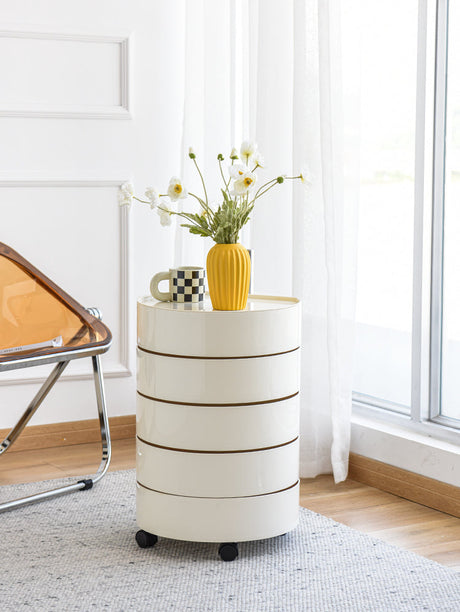 NIYE Santiago Elegant Space-Saving Rotating Storage Cabinet from NIYE