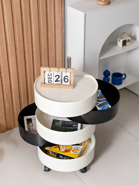 NIYE Santiago Elegant Space-Saving Rotating Storage Cabinet from NIYE