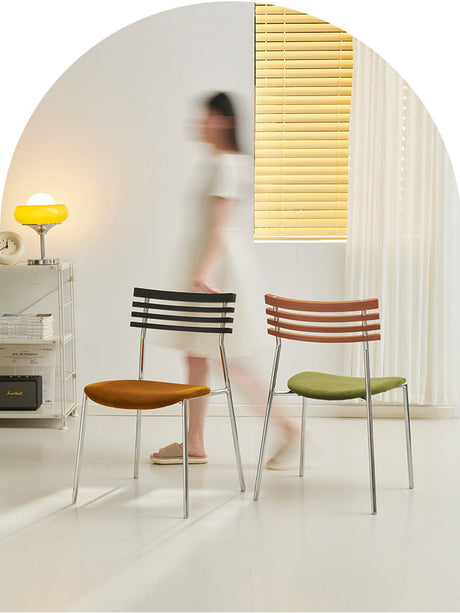 NIYE Selene Chic Light Luxury Iron Dining Chair from NIYE