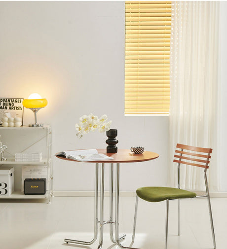 NIYE Selene Chic Light Luxury Iron Dining Chair from NIYE