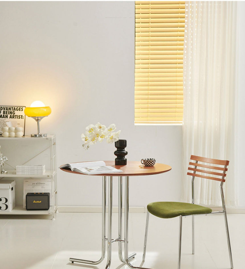 NIYE Selene Chic Light Luxury Iron Dining Chair from NIYE