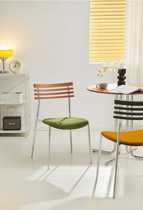 NIYE Selene Chic Light Luxury Iron Dining Chair from NIYE