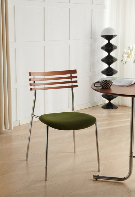 NIYE Selene Chic Light Luxury Iron Dining Chair from NIYE