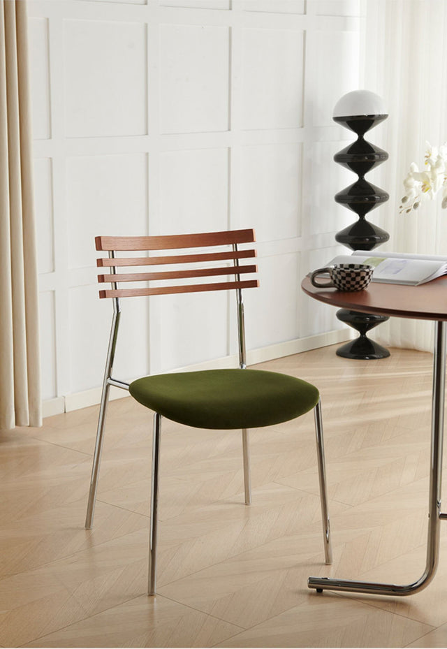 NIYE Selene Chic Light Luxury Iron Dining Chair from NIYE