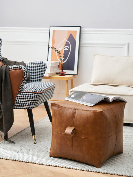 NIYE Seraphina Chic Elegant Square Stool from NIYE