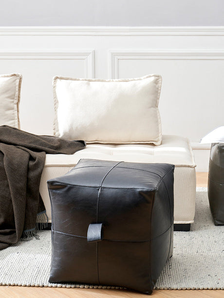 NIYE Seraphina Chic Elegant Square Stool from NIYE