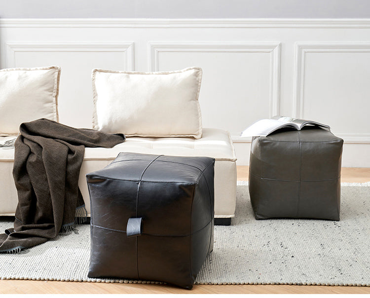 NIYE Seraphina Chic Elegant Square Stool from NIYE