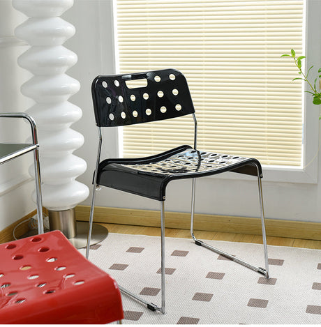 NIYE Seraphina Modern Stacking Plastic Dining Chair from NIYE