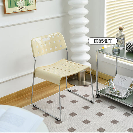 NIYE Seraphina Modern Stacking Plastic Dining Chair from NIYE