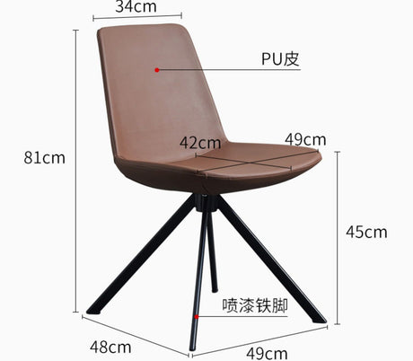 NIYE Seraphina Nordic Softbag Light Luxury Dining Chair from NIYE