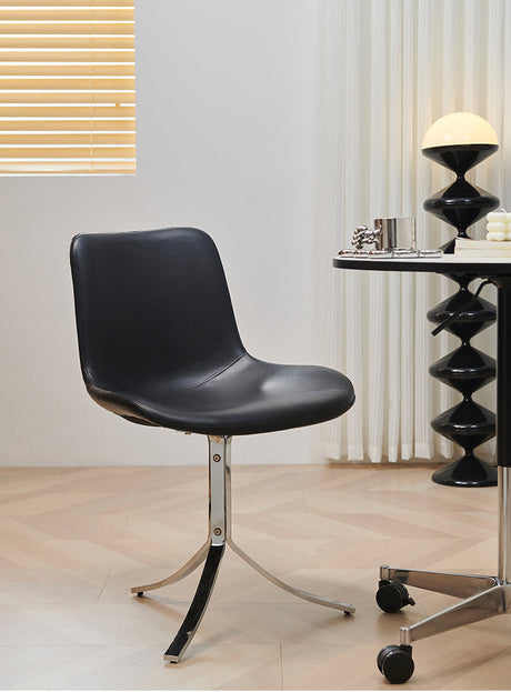NIYE Seraphina Vintage Wax Leather Modern Dining Chair from NIYE