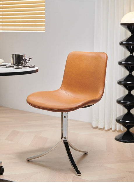 NIYE Seraphina Vintage Wax Leather Modern Dining Chair from NIYE