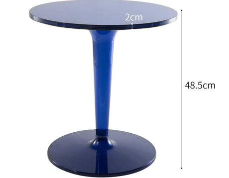 NIYE Tamsin Minimalist Rustic Round Coffee Table from NIYE