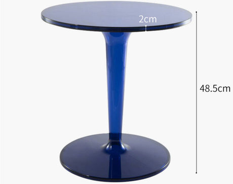 NIYE Tamsin Minimalist Rustic Round Coffee Table from NIYE