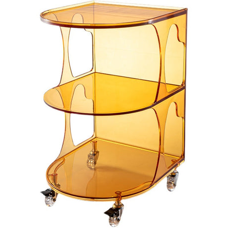 NIYE Tamsin Modern Acrylic Universal Coffee Table Cart from NIYE