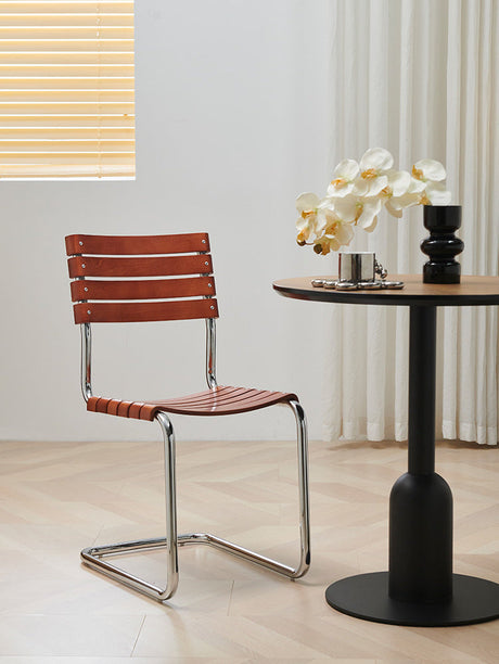 NIYE Yarraville Retro Solid Wood Dining Chair - Creative Leisure Office Stool from NIYE