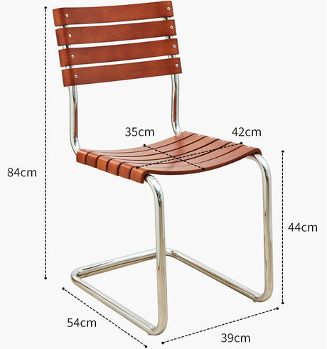 NIYE Yarraville Retro Solid Wood Dining Chair - Creative Leisure Office Stool from NIYE