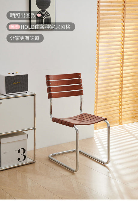 NIYE Yarraville Retro Solid Wood Dining Chair - Creative Leisure Office Stool from NIYE