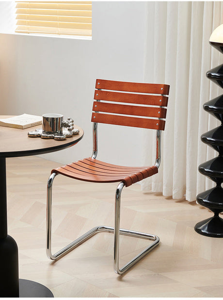 NIYE Yarraville Retro Solid Wood Dining Chair - Creative Leisure Office Stool from NIYE