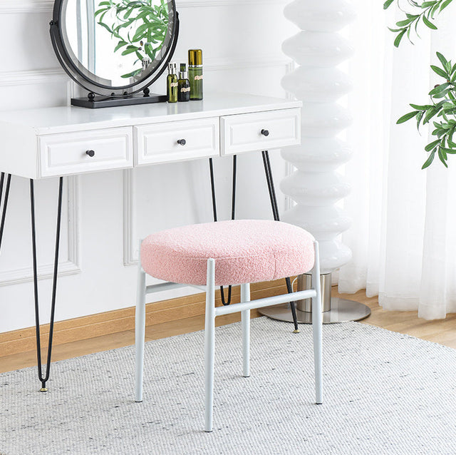 NIYE Zermatt Chic Elegant Fabric Makeup Stool from NIYE