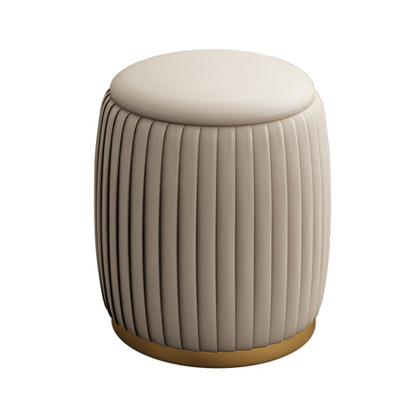 QUANMU Juniper Luxe Soft Leather Stool from QUANMU