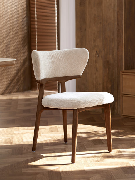QUANMU Alhambra Elegant Solid Wood Dining Chair Set from QUANMU