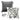 YOULI Jasper Chic White Light Luxury Pillow Set from YOULI