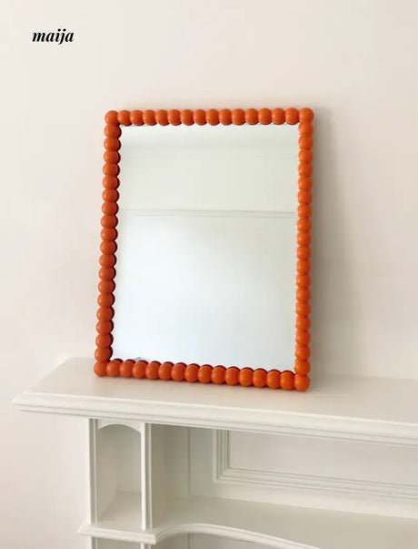 [Pre-Order] Jade Beaded Square Mirror from maija
