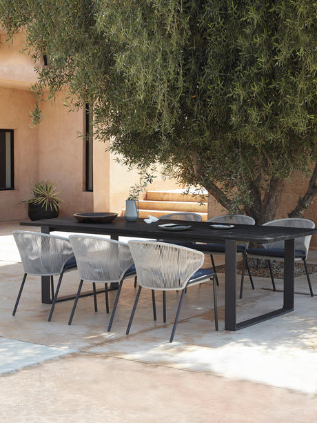 DIME GARDEN Elowen Elegant Rattan Dining Set from DIME GARDEN
