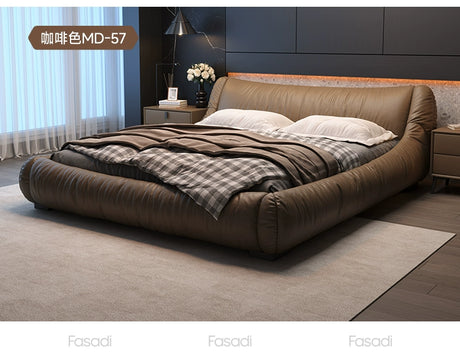 FASATI Alessandro Sleek Leather Bed from FASATI