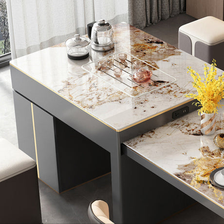 QUANMU Santiago Modern Lightweight Luxury Dining Table from QUANMU
