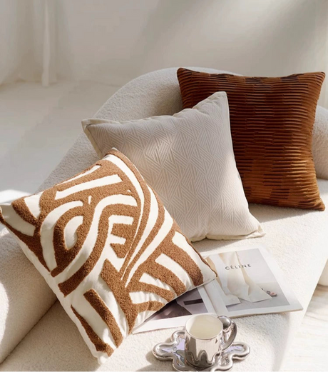YOULI Marcellus Creamy Soft Retro Sofa Pillow Set from YOULI