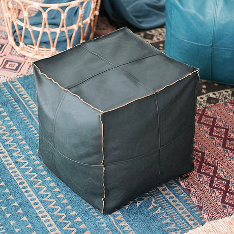 YOULI Elowen Fashionable Leather Futon Stool from YOULI