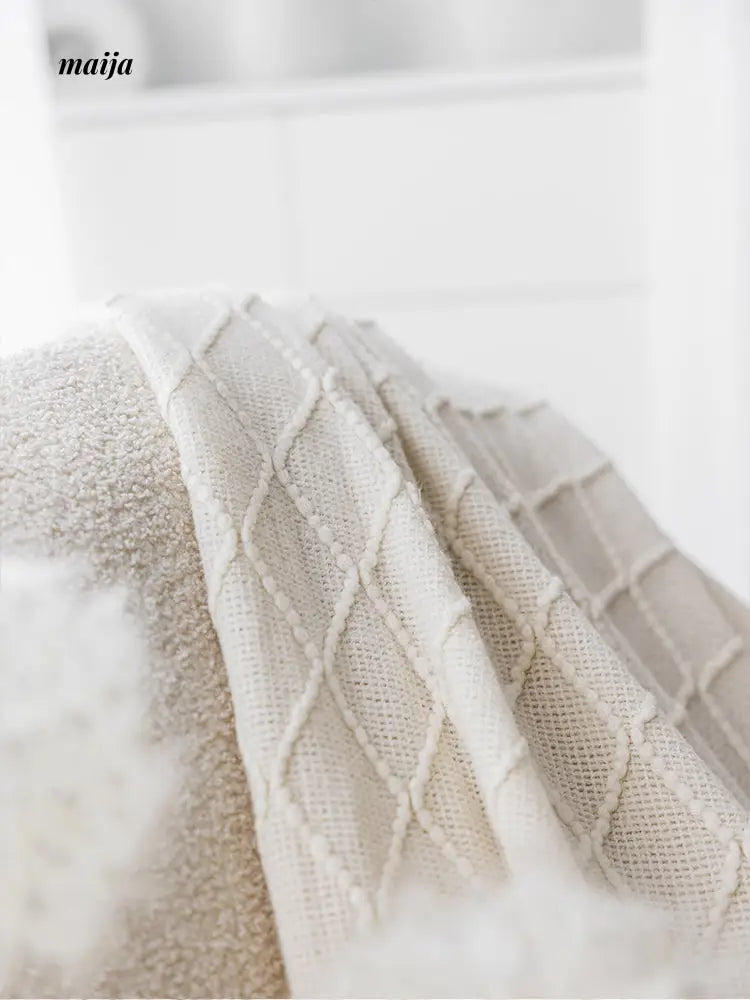 Rhombus Tassel Throws from hellolife