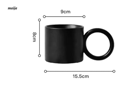 Nice Ring Ceramic Coffee Mug from NICEMOON