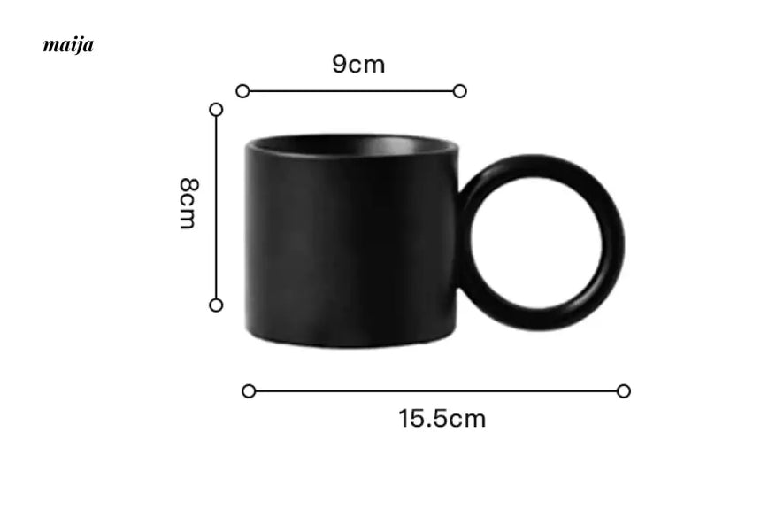Nice Ring Ceramic Coffee Mug from NICEMOON
