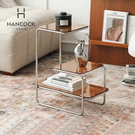 HANKE Alexandro Sleek Minimalist Multi-Layered Bed Frame from HANKE