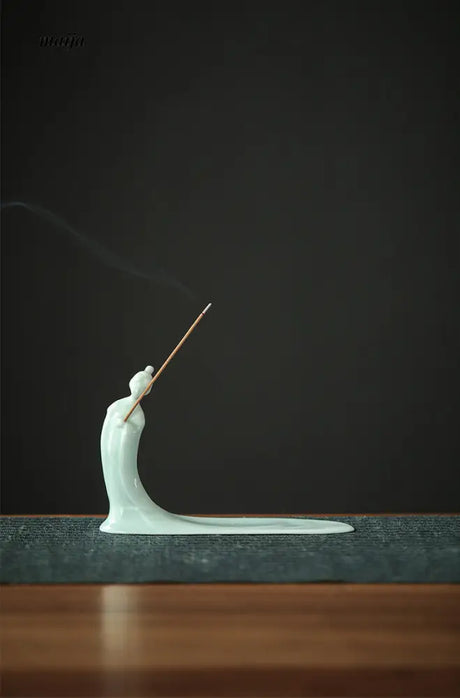 Celadon Deity Incense Holder from maija