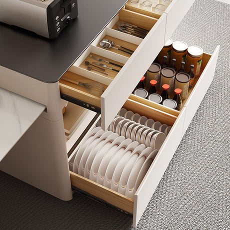 QUANMU Aeliana Luxurious Integrated Dining Bar Table from QUANMU
