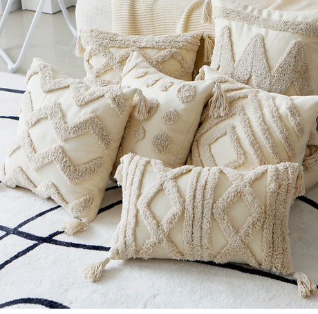 YOULI Jasper Boho Chic White Sofa Set from YOULI
