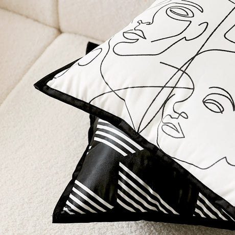YOULI Jasper Luxe White Line Pillowcase Sofa Set from YOULI