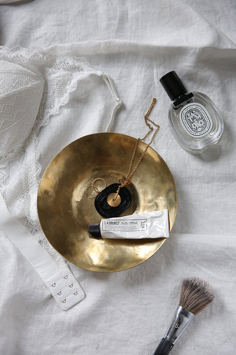 MOMO'S TALK Elowen Elegant Brass Copper Tableware Storage System from MOMO'S TALK