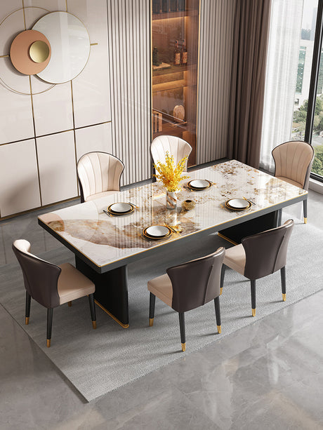 QUANMU Santiago Luminescent Rectangular Luxury Table from QUANMU