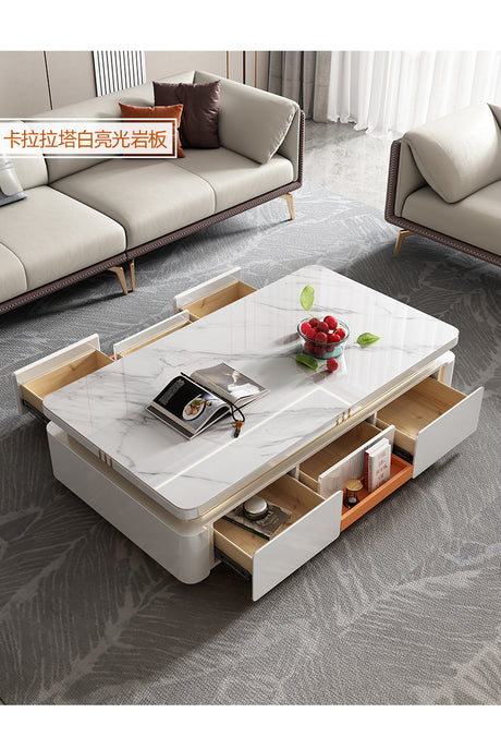 QUANMU Elowen Sleek Modern Coffee Table from QUANMU