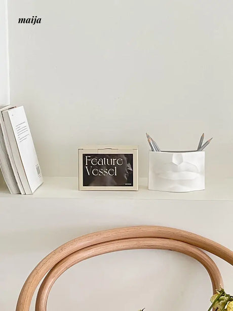 Michael Facial Feature Ceramic Vase from URFF