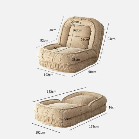 LAIMO Oliver Cozy Lounge Sofa Bed from LAIMO