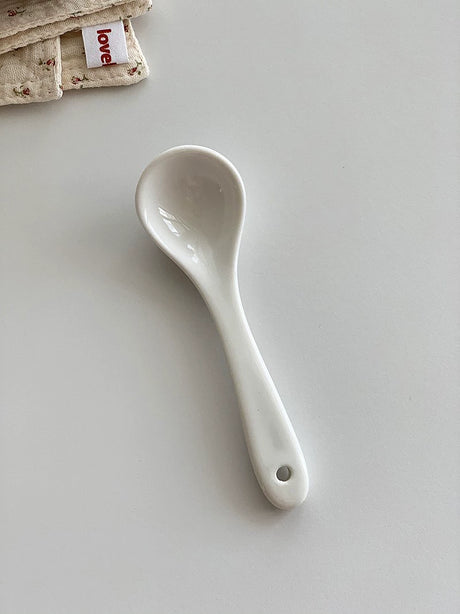 YASUKI Makoto Adorable Cartoon Ceramics Soup Spoon from YASUKI